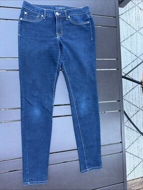 Jessica Simpson kiss me denim Jegging Women’s Dark Blue Skinny Jeans 29 Like new